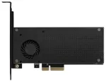 PCEM2-DC PCI-E 3.0 4x - DUAL M.2 SSD (NVMe + SATA), dual voltage, up to 110mm SSD, fan + heatsink