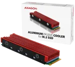 AXAGON CLR-M2 passive - M.2 SSD, 80mm SSD, ALU body, silicone thermal pads