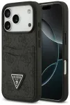 Case Guess 4G Double Card Triangle for iPhone 18 Pro / 17 Pro black