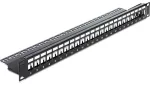Delock DELOCK 19Z Keystone patch panelis 24 portai su įtempimo apsauga - 43277