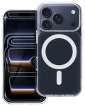 Clear Fusion Mag telefono dėklas su MagSafe palaikymu iPhone 15 tamsiai mėlynas