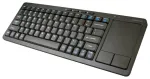 Omega OKB004B Bezvadu Klaviatūra ar iebuvētu TouchPad Priek&scaron; Smart TV / Android / MacOS / Linux / iTV / 2.4 Ghz USB (ENG)