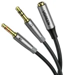 Ugreen AV193 Audio Kabelis 3.5mm Jack female - x2 male / 0.2m