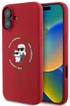 Karl Lagerfeld KLHMP16MSCMKCRHR Aizsargapvalks priek&scaron; iPhone 16 Plus 6.7" / sarkans