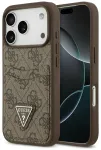 Case Guess 4G Double Card Triangle for    iPhone 18 Pro / 17 Pro brown