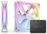 NZXT Cooler F Series F140 RGB DUO Twin Pack White (RF-D14DF-W1) (RFD14DFW1)