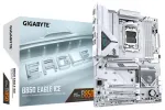 GIGABYTE B850 EAGLE ICE mātesplate - AMD Ryzen 9000 sērijas CPU, 8+2+2 fāžu digitālais VRM, līdz 8200MHz DDR5 (O.C.), 1xPCIe 5.0 + 2xPCIe 4.0 M.2, 2.5 GbE LAN, USB 3.2 Gen 2
