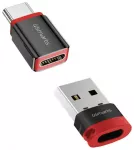 4smarts Data Blocker adapteris USB-C į USB-C | juodas