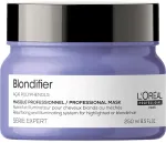L'Oreal Professionnel, Serie Expert Blondifier, Acai polifenoliai, Plaukų priežiūros kreminė kaukė, Atstatomoji ir suteikianti žvilgesio, 250 ml