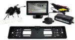 Parking assistant system TFT01 4,3" with CAM-402 LED 4 sensors white