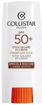 Collistar Stick Solar Antimanchas Spf50 9ml veido apsauginis pie&scaron;tukas nuo saulės