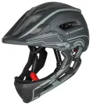 Wozinsky Kids' Full Face Bike Helmet with USB Rear Light S - Gray