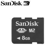 SanDisk M2 Memory Stick Micro atmiņas karte 8 Gb lietota pārbaudīta formatēta Bulk