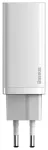 Baseus GaN2 Lite PD Lādētājs 65W / 1x USB-C / 1x USB