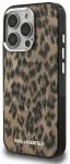 Karl Lagerfeld IML Leopard MagSafe Case Aizsargapvalks priek&scaron; Apple iPhone 16 Pro Max