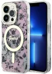 Guess GUHMP14XHCFWSP iPhone 14 Pro Max 6.7" r&oacute;żowy|pink hardcase Flower MagSafe