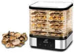 LTC 7-Tray Metal Food Dehydrator for Mushrooms and Fruit, with Display, 380W