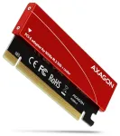 PCEM2-S PCI-E 3.0 16x - M.2 SSD NVMe, up to 80mm SSD, low profile, cooler
