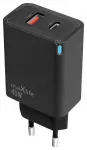 Maxlife MXTC-09-45AC kelioninis įkroviklis | 45W | PD, QC, GaN | USB-C, USB-A | juodas