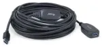 Equip USB-A3.0->A kabelis Akt. paplėtimas St/Bu 10.00m Black