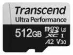 SD microSD atminties kortelė 512GB Transcend SDXC USD340S su adapteriu