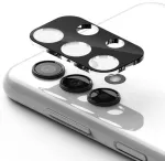 Ringke Galaxy A13 4G objektyvo apsauga pilnas stiklas, pakuotė (3 vnt.) Black