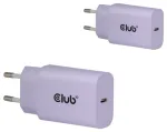 Club3D Lifestyle USB-C 30W 2 vnt. įkroviklis Purple retail