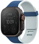 UNIQ i&scaron;maniojo laikrodžio dirželis Apple Watch (44/45/46/49 mm) | odinis | tamsiai mėlynas
