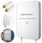 Qoltec 5G LTE Antenna | 16dBi | directional | external | SMA | 3300-3800MHz | waterproof | 3m