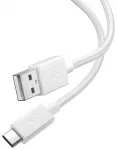 Spigen EB6015AC duomenų perdavimo ir įkrovimo laidas | USB-A į USB-C | 60W | 1.5m | baltas