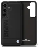 Etui BMW Leather Big Wordmark do Samsung  Galaxy S25+ czarny
