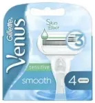Gillette Venus Smooth Sensitive (4 vnt.) - Atsarginė galvutė
