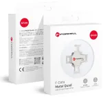 Pendrive 64GB USB 3.2 Gen 1 (USB A / USB C / Lightning / Micro USB) Forcell F-Data Metal Quad silver