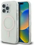 Guess IML 4G Background MagSafe Aizsargapvalks Priek&scaron; Apple iPhone 16 Pro