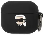 Karl Lagerfeld 3D Logo NFT Karl Head Silicone Case Austiņu Maciņ&scaron; Apple AirPods 3