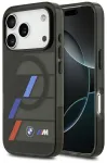 BMW M IML Metal Buttons Tricolor Lines MagSafe Case Aizsargapvalks priek&scaron; Apple iPhone 17 Pro