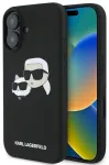 Karl Lagerfeld KLHMP16MSKCHPPLK Aizsargapvalks priek&scaron; iPhone 16 Plus 6.7" / melns