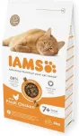 IAMS CAT SENIOR CHICKEN 3KG. Dry food with chicken for cats older than 7 years