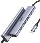 UGREEN 15495 Klēpjdatora dokstacija / portu replikators USB 3.2 Gen 1 Type-C 100W PD 4K 3840 x 2160 / pelēks