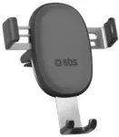 SBS gravitacinis automobilinis telefono laikiklis ant oro grotelių juodas