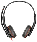 Poly Blackwire 3225 8X229A6 laidinės stereo USB-C ausinės su mikrofonu ir 3,5 mm ki&scaron;tuku juodos