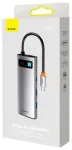 Baseus dokavimo stotis 7in1 USB-C (USB-C PD 100W, USB-C, 2x USB 3.0, HDMI, SD/TF lizdas) Grey