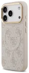 &bdquo;Guess PU Leather 4G&ldquo; dėklas su &bdquo;MagSafe&ldquo; palaikymu &bdquo;iPhone 17 Pro&ldquo; telefonui, rožinis