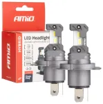 LED Headlights Hybrid series H4 H19 6000K Canbus 60W AMIO-04114