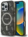 Guess IML 4G Background MagSafe Aizsargapvalks Priek&scaron; Apple iPhone 16 Pro