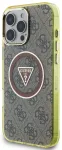 Guess IML 4G Glitter and Triangle Logo MagSafe Aizsargapvalks priek&scaron; Apple iPhone 16 Pro Max