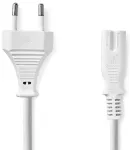 Nedis PCGP11040WT30 Strāvas kabelis Euro Plug - IEC-320-C7 / 3m