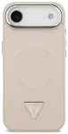 Guess PU Leather Triangle Logo MagSafe Case Aizsargapvalks priek&scaron; Apple iPhone 17 Air
