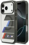 BMW M IML Metal Buttons Tricolor Lines MagSafe Case Aizsargapvalks priek&scaron; Apple iPhone 17 Pro