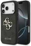 Guess PU 4G Metal Logo Case Aizsargapvalks priek&scaron; Apple iPhone 17 Pro